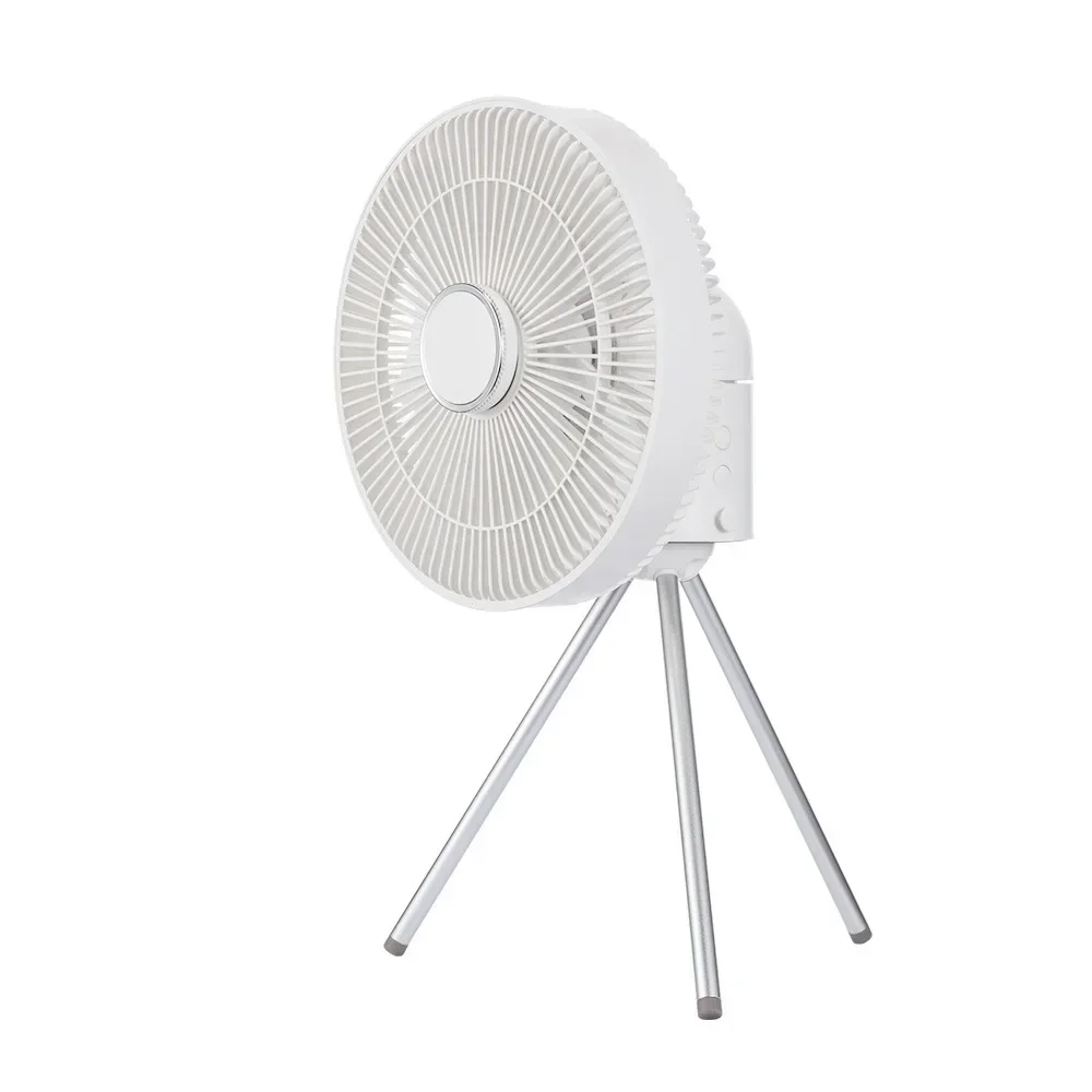 

Outdoor Camping Desktop Fan 4000mAh Four Wind Speeds Smart Remote Control Lighting Features Shaking HeadFunction Timing Function