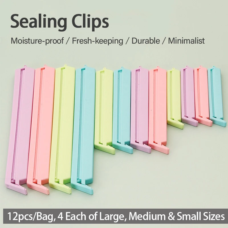 Tragbare Küche Lagerung Lebensmittel Saver Clip Abdichtung Tasche Clip Sealer Clamp Kunststoff Werkzeug Gefrierschrank Tasche Clips Küche Zubehör DJ003
