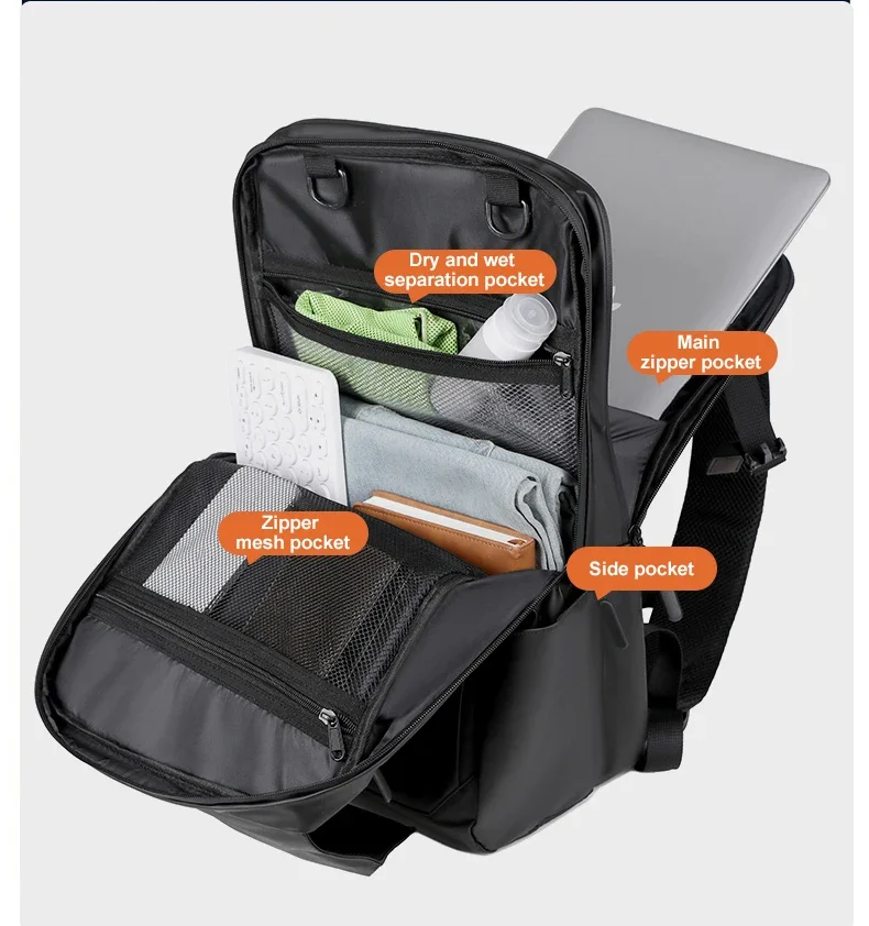 Large Capacity Leisure Travel Computer Bag Multi-Functional Men's Backpack Basketball Bag Outdoor Travel Sports Backpack