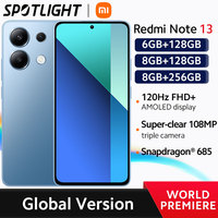 Global Version Xiaomi Redmi Note 13 Smartphone Snapdragon® 685 108MP camera  33W charging 120Hz AMOLED display