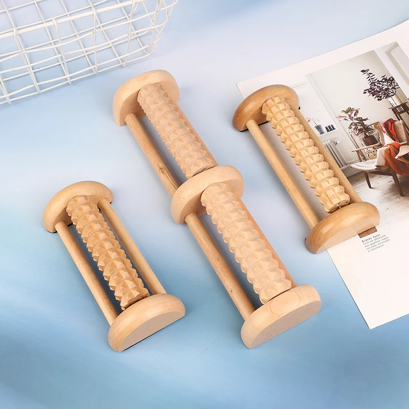 

Foot Sole Massager Relieves Plantar Fasciitis Wooden Roller Type Solid Wood Foot And Leg Massager Acupoint Ball Travel Type Foot