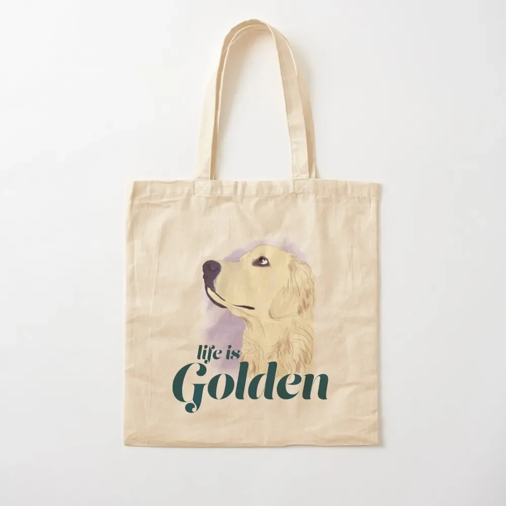 

Life is Golden Tote Bag bags for women custom fabric bag shopper bags Tote Bag