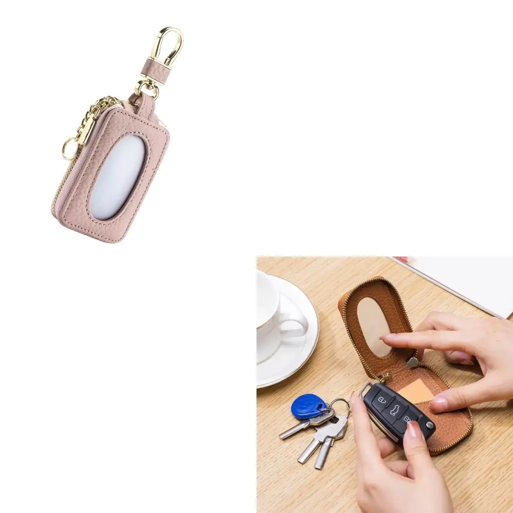 XA6H Leather Remote Case with Full Closure and Clip Carry for Bag Use