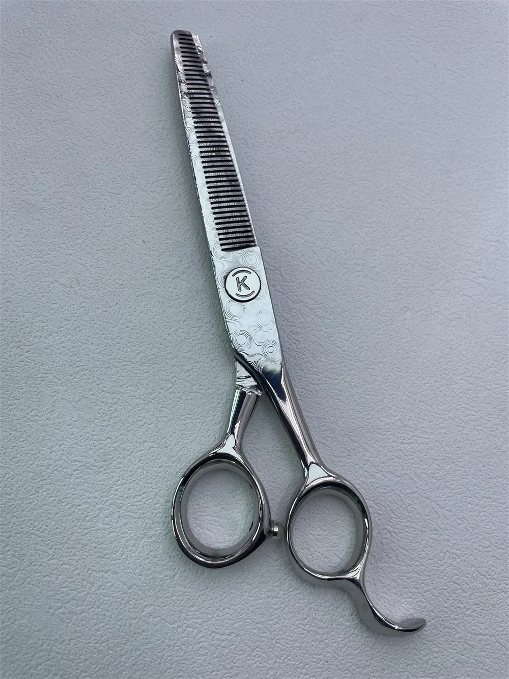 Damascus Pet Hair Cutting Scissor Dog Hair Grooming Thinning Scissors Professional Hair Scissors Barber Thinning Shear