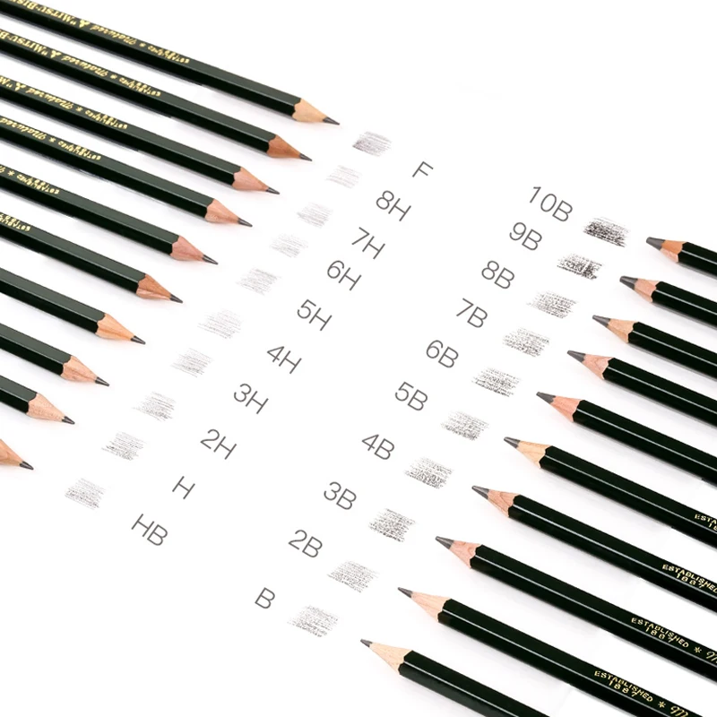 UNI Drawing Pencil Set 9800 Iron Box Set Test Sketching Drawing Professional Pencils School Supplies Art Stationery 12/22Pcs