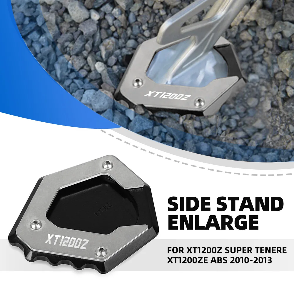 

CNC Kickstand Foot Side Stand Enlarge Extension Plate Pad Motorcycle FOR Yamaha XT1200Z Super Tenere XT1200ZE ABS 2010-2013