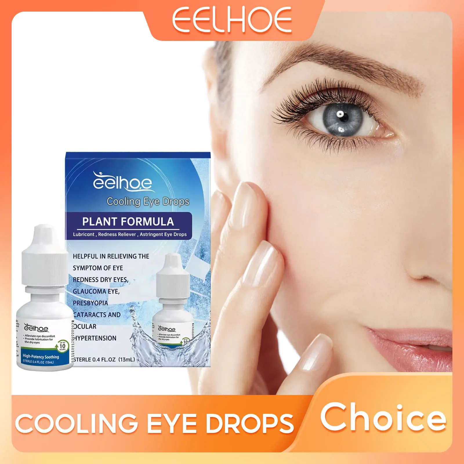 Eye Care Drops Treatment Cataract Blurred Vision Improve Enhance Eyesight Relief Eye Fatigue Dry Redness Sooth Cooling Eye Drops