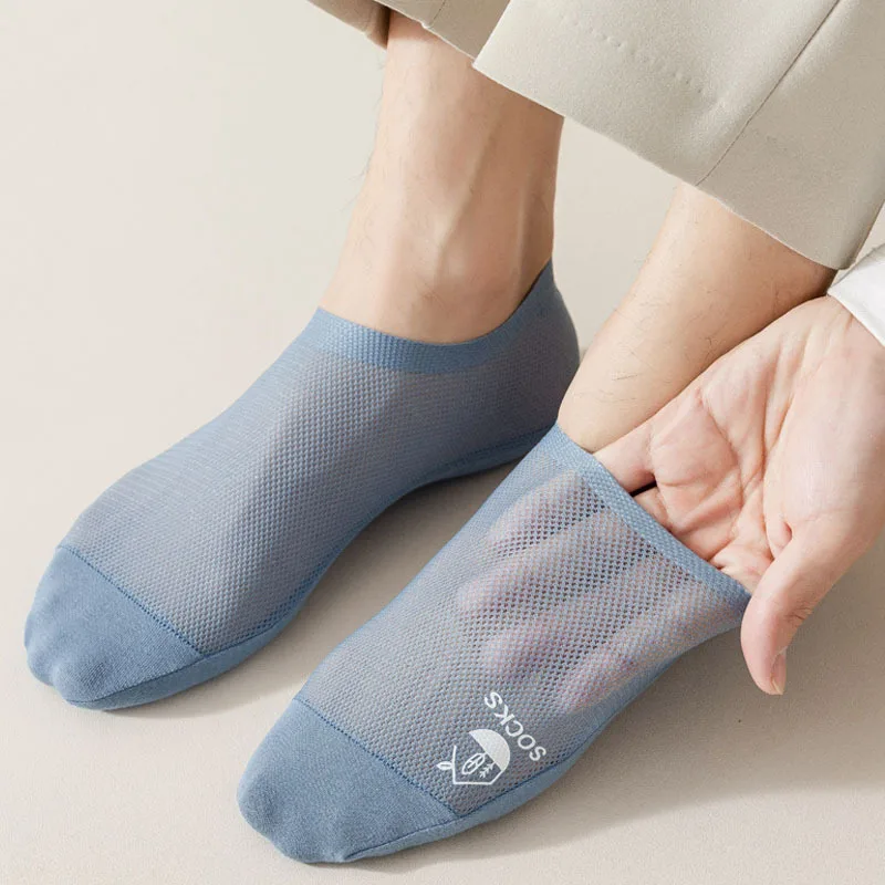 3 pares de calcetines invisibles ultracómodos para hombre, calcetines ligeros de malla transpirable de colores sólidos para mujer, resistentes al sudor, fáciles y suaves
