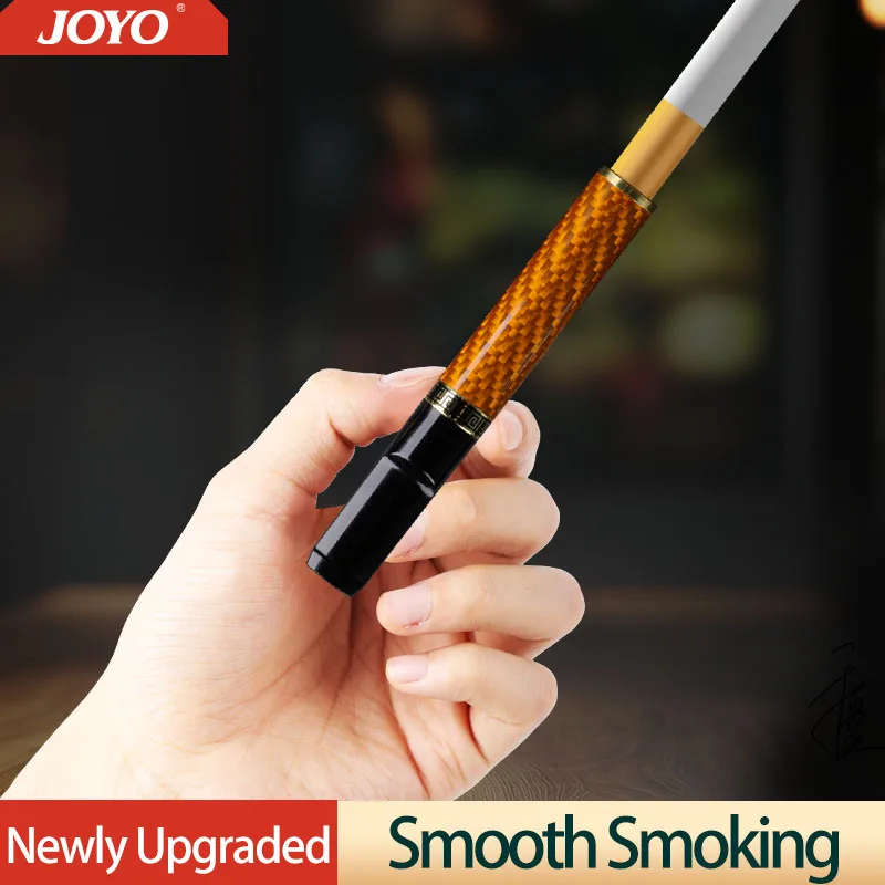

JOYO Metal Resuable Cigarette Holder Filter Type Washable Smoke Mouthpiece Multifunction Tobacco Pipe Men Gifts