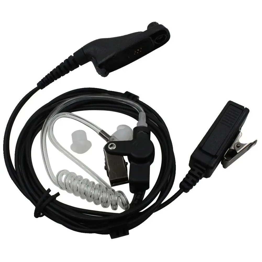 New Police Air Tube Earpiece Microphone PTT Headset For Motorola Two Way Radio Walkie Talkie DP4400 DP4401 DP4600 DP4800 DP4801 - view 6