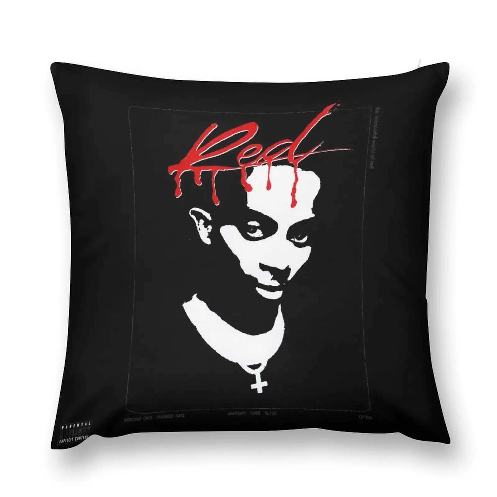 Playboi Carti Whole Lotta Red Album Cover Throw Pillow sleeping pillows Christmas Pillows Sofa Pillow Cover pillow