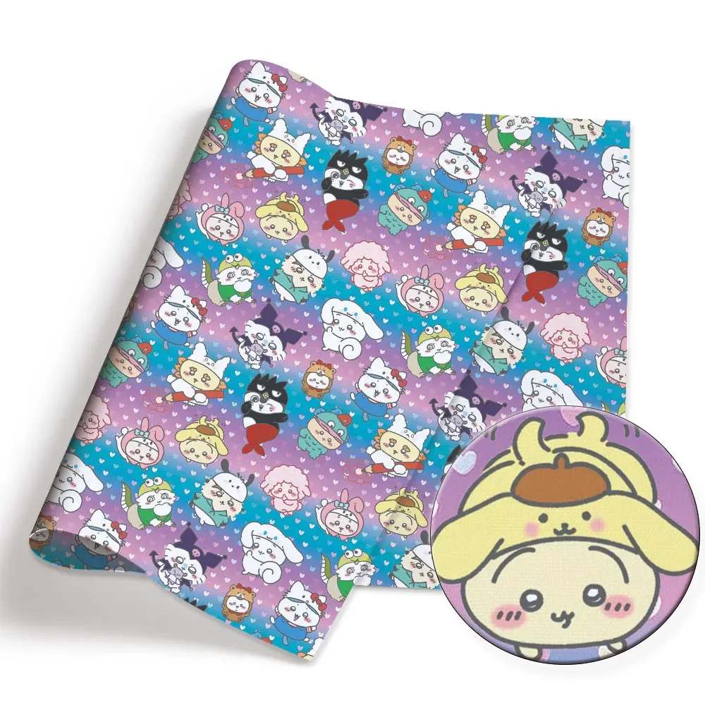 Cartoon Fabric Hot DIY140*50cm Handmade Sewing Patchwork Quilting Baby Dress Home Sheet Printed Fabric Fabric Sewing Kids