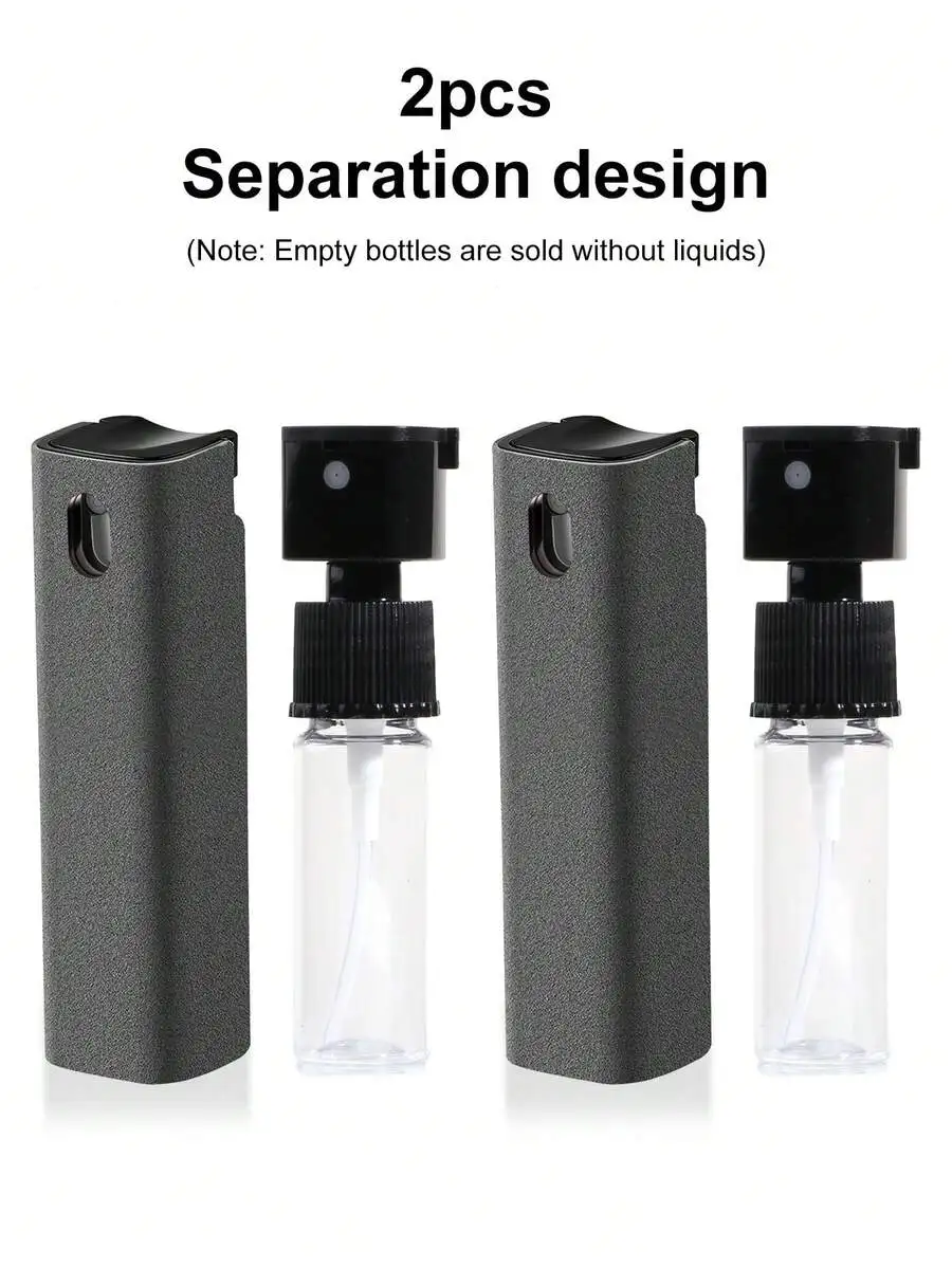 2 In 1 Screen Cleaner Spray Bottle Wipe Cleaner Disinfection Tool, Portable All-In-One Screen Spray Cleaning Kit Multi-Purpose