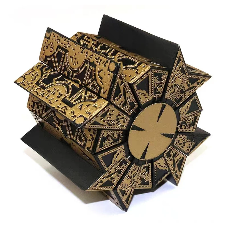 Hellraiser Lament Configuration Puzzle Cube, Magical Lock Box, Filmes Adereços, Coisas Estranhas, Presentes de Novidade Únicos para Adultos e