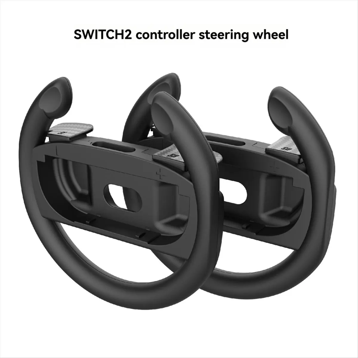 DT81 2PCS Racing Steering Wheels for Nintendo Switch 2 Controller Game Grip Handle Racing Game Wheel A