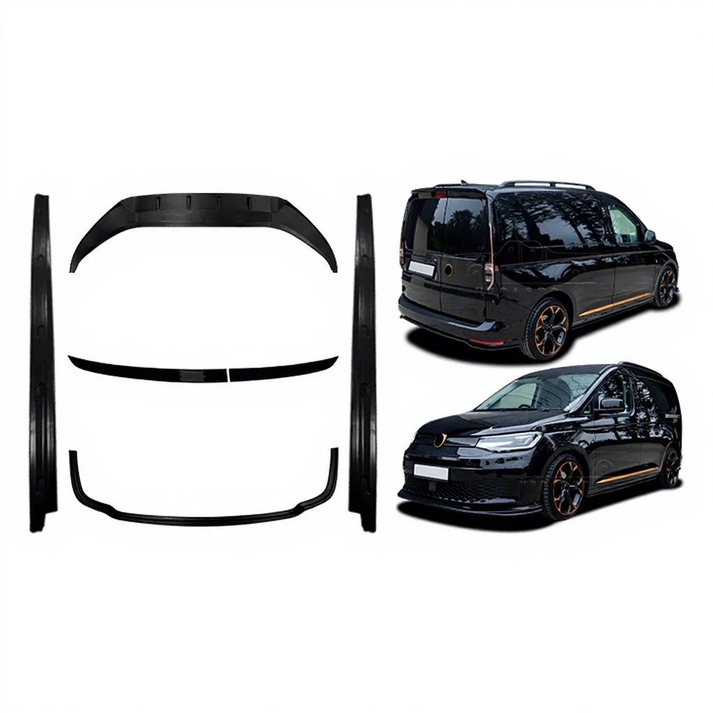 

Haosheng Body Kits Upgrade Bodykit Facelift ABS Plastic Carbon Fiber Looks Full Cover Body Kit for VW Caddy 2021+