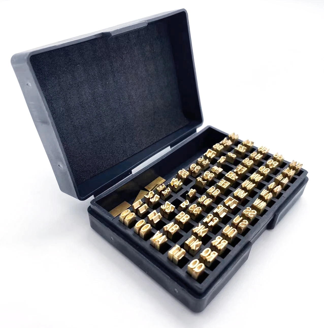코딩 기계 글자 스탬프 황동 유연한 글자 숫자 알파벳 글꼴, HP-241 DY-8 날짜 코드 기계용, 2x3, 2x4x15mm, 120 개