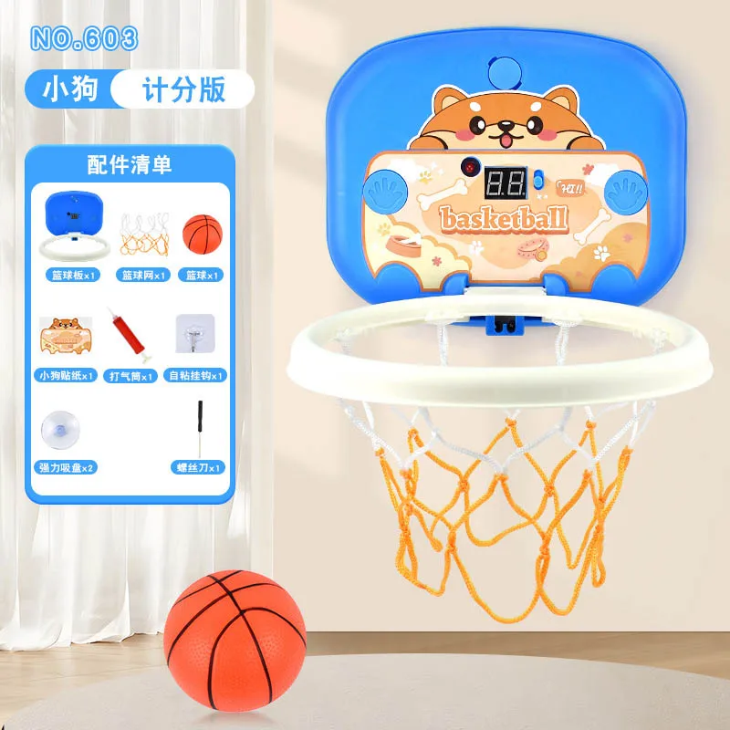 Punteggio Basket per bambini + Set di giocattoli con cornice Sport indoor Appeso Shooting Rack Palla di interazione genitore-figlio Giocattoli sportivi per la casa