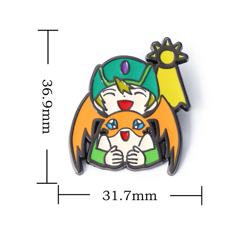 Japanese Digimon Anime Lapel Pins for Backpacks Manga Brooch Cute Enamel Pin Pines Metal Fashion Jewelry Accessories Gifts