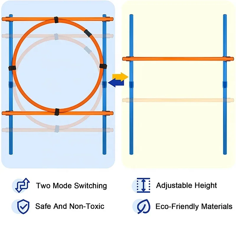 Dog Agility Training Kit Fun Dog Pet Toys Outdoor Training Equipment