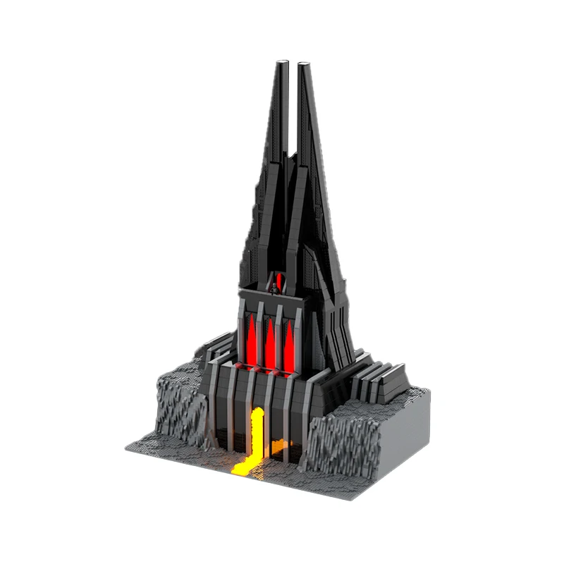 City Building Series Ultimate Lord Vader`s Castle MOC Building Blocks Assembly Model Xmas Puzzle  Gift Toys For Kid