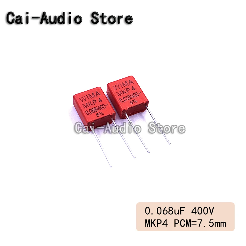 2PCS/5PCS/10PCS/Lot Brand NEW WIMA MKP4 400V 0.068UF 400V0.068UF 683 68NF Film Capacitor 400V683 68NF Pitch 7.5mm MKP4G026802F00