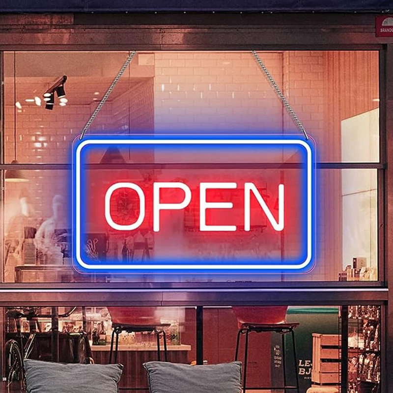 

LED Store Open Neon Indicator Red Business Advertising Light Commercial Store Billboard Bar Coffee Shop Decorative Neon Lights