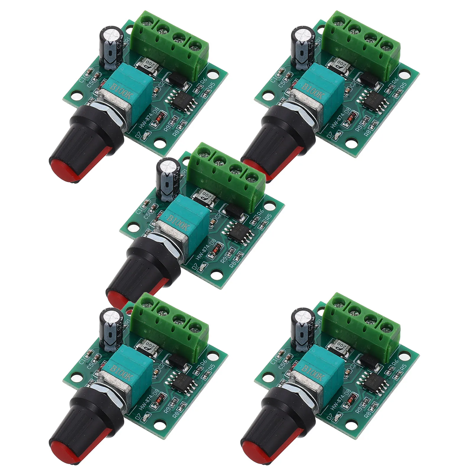 

5V 6V 12V DC Motor Speed Controller PWM Switch Module Electric Voltage Control Knob Regulator Adjustable Car