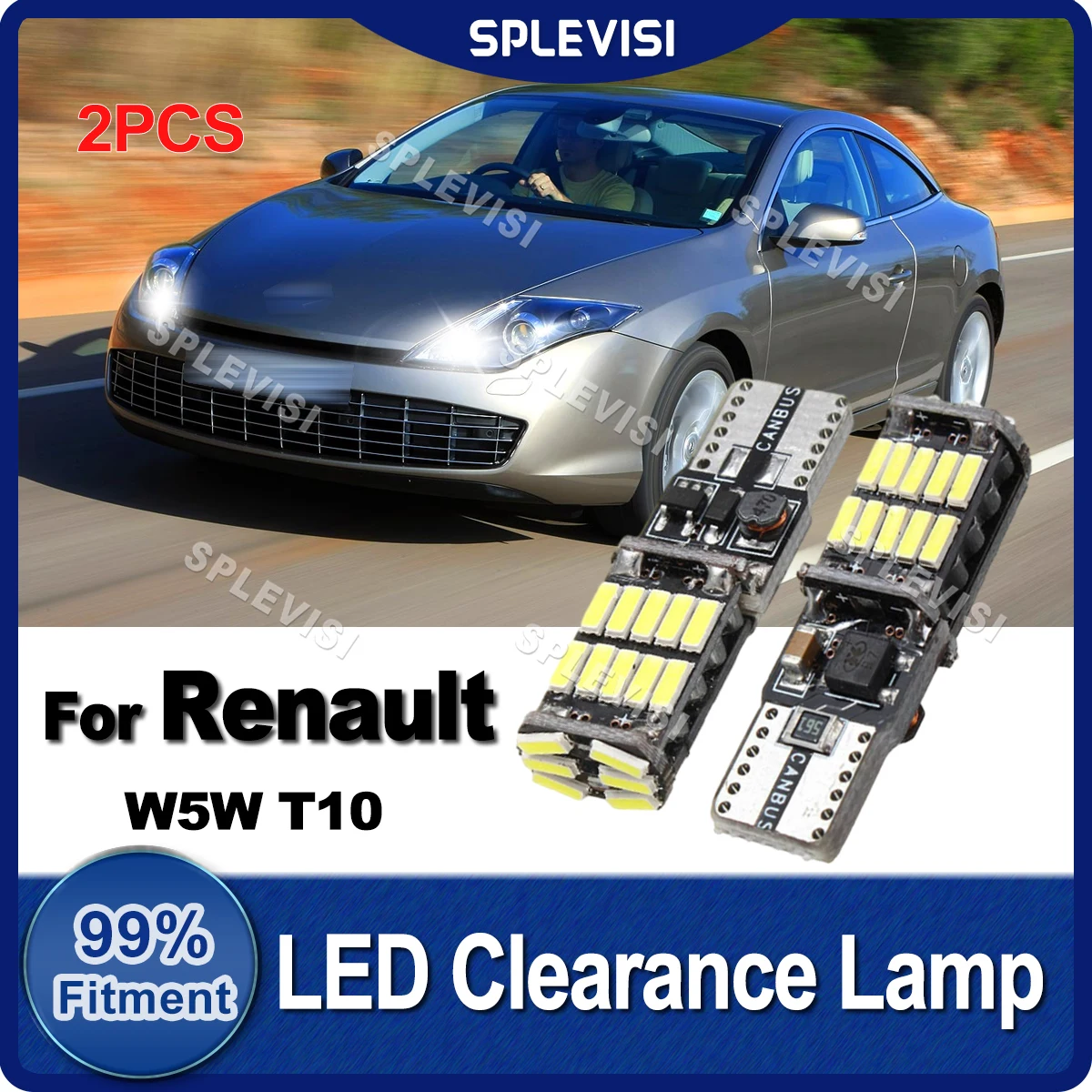 

W5W T10 LED Clearance Lamp 12V 4W 700LM/Bulb Replace Fit For Renault Logan Laguna Modus Fluence Scenic Clio Megane