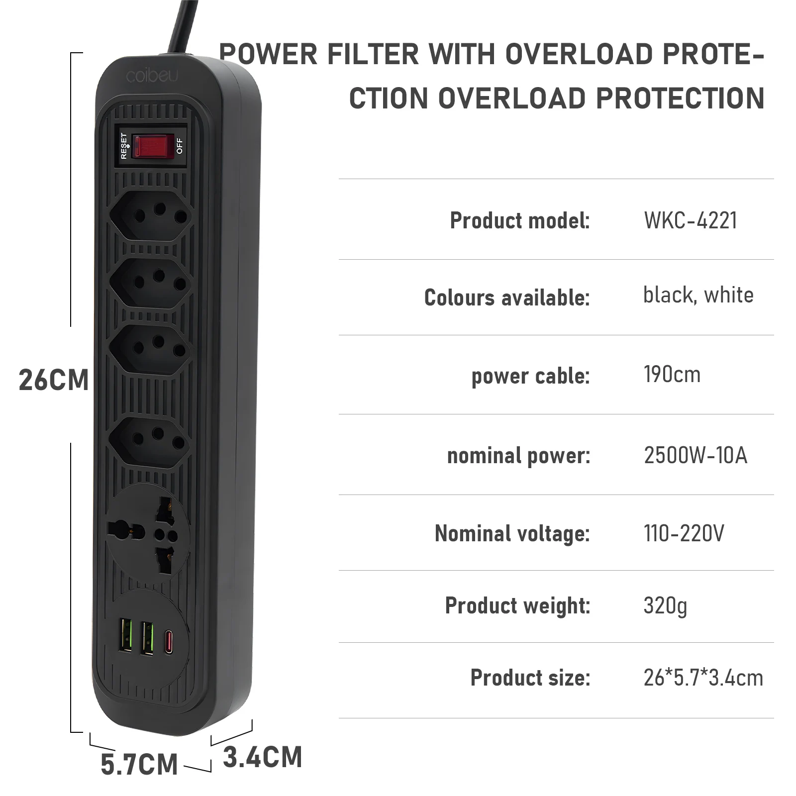 tomada usb,2m,tomada,filtro de linha,plug,extensão tomada,extensao de tomada elétrica,torre de tomadas retrátil padrão brasil