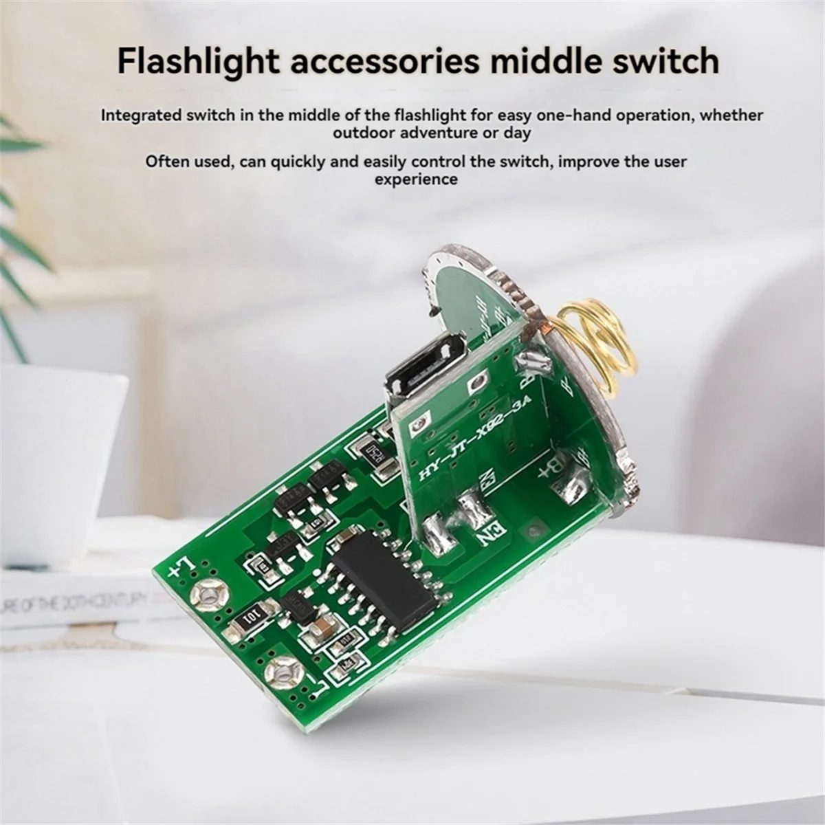 AT42 Wiederaufladbare Dual-Lithium-Treiberplatine, Platine, DIY, tragbares Beleuchtungszubehör mit verbesserter Elektronenplatte A