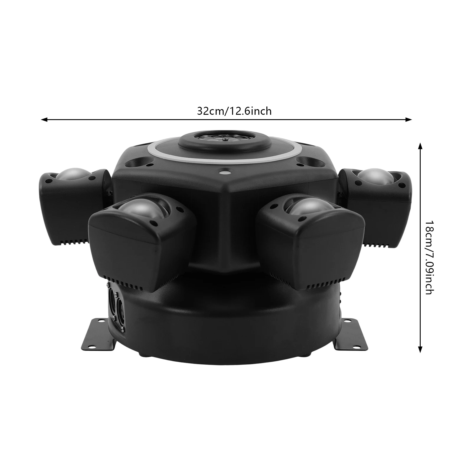 100W RGBW ステージライト、レーザー＆ストロボ付き、24CH DMX512 サウンドアクティブLEDエフェクトライト、DJパーティー、バー、クラブ向け