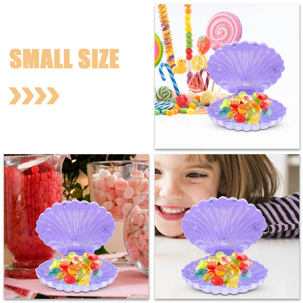 30 Pcs Pearl Shimmer Seashell Candy Boxes Party Favor Small Gift Containers Wedding Bridal Shower Decorative Storage Packaging