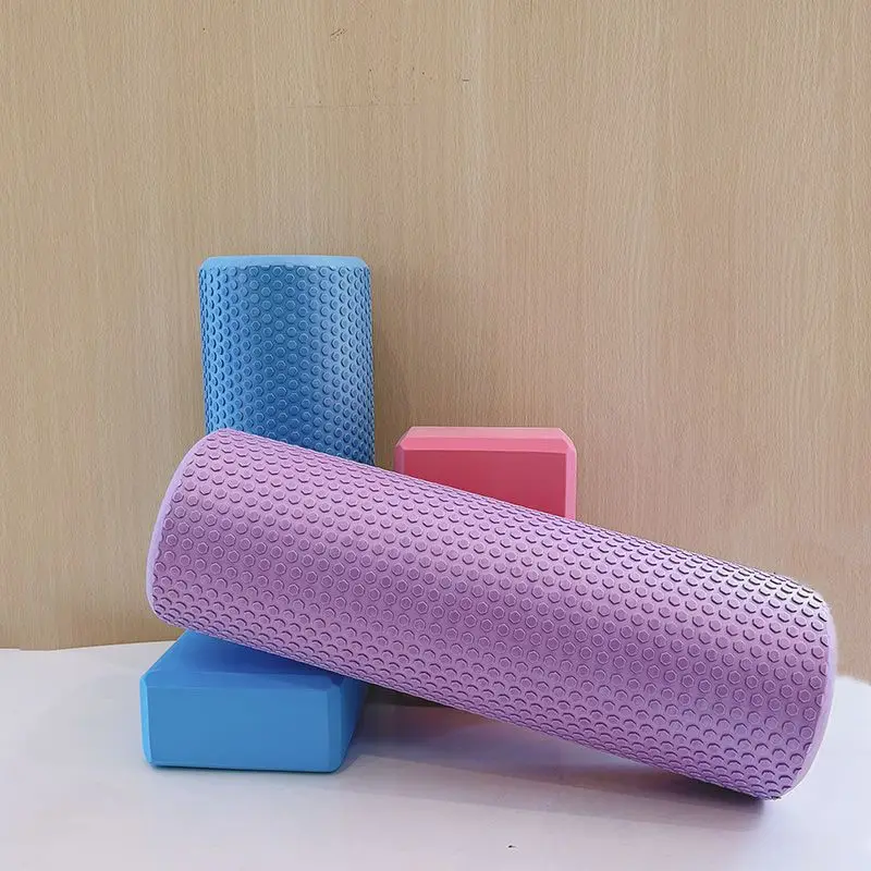 Half Round Eva Foam Roller for Yoga Pilates Fitness Equipment Balance Pad Yoga Blocks with Massage Floating Point 30-60Cm