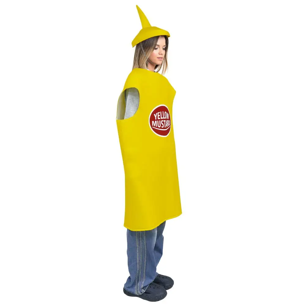 Halloween Lustige Ketchup-Salat-Sauce Cosplay-Kostüme für Erwachsene Unisex Essen-Party Bühnenshow Faschingskostüm Karneval Bar Maskottchen Verkleidung – Detail 9
