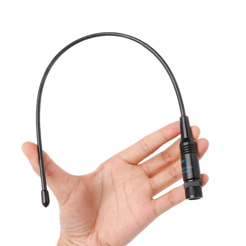 38 ซม./14.96in ความยาว RH-771 Dual Band VHF/UHF BNC Walkie Talkie เสาอากาศวิทยุมือถือสำหรับ Baofeng UV-5R