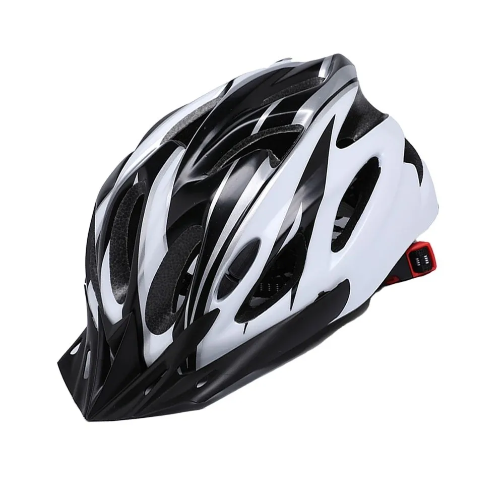 

Lightweight Bike Helmet Airflow Adjustable Bike Safety Helmet EPS, PC with Pads and Visor Bike Head Helmet Mountain Biking