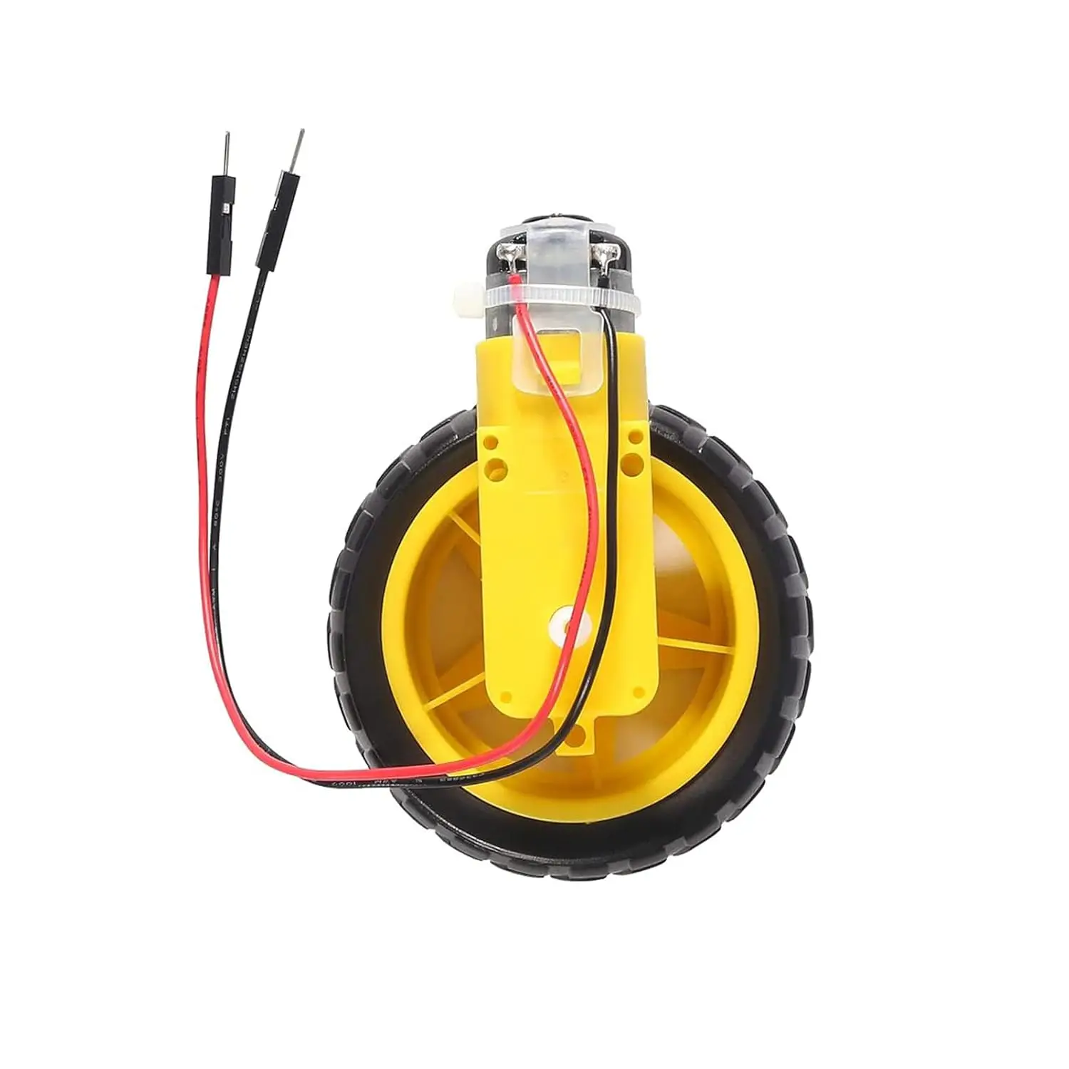 TT DC 3 - 6V Dual - Shaft Gearbox Motor, 200RPM 1:48, with Tire Kit for Arduino DIY Smart Cars & Robots