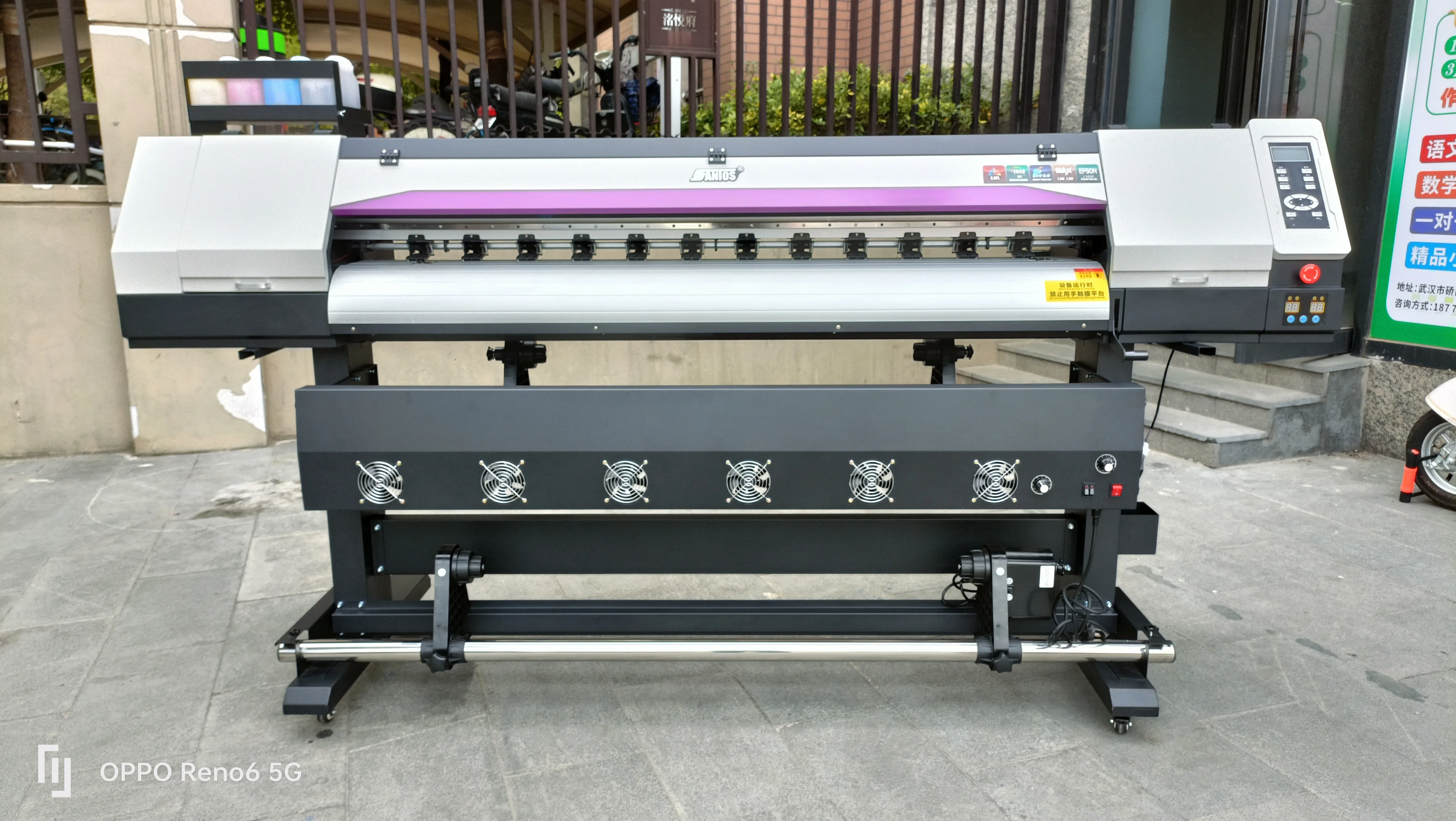 

Уличный экосольвентный принтер с головкой I3200E1, 6 футов, широкоформатная фотопечатная машина, принтер для виниловой пленки для малого бизнеса