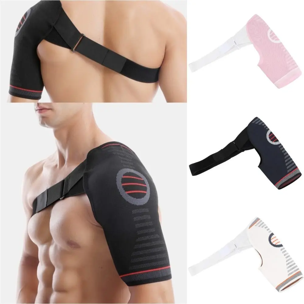 

Adjustable Shoulder Brace Knitted Breathable Shoulder Support Strap Belt Protection Compression Sleeve Wrap Left/Right Shoulder