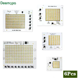 6 pz/lotto LED lampada Chip SMD2835 perline luce AC 220V-240V 10W 20W 30W 50W 100W fai da te per proiettore esterno bianco freddo bianco caldo