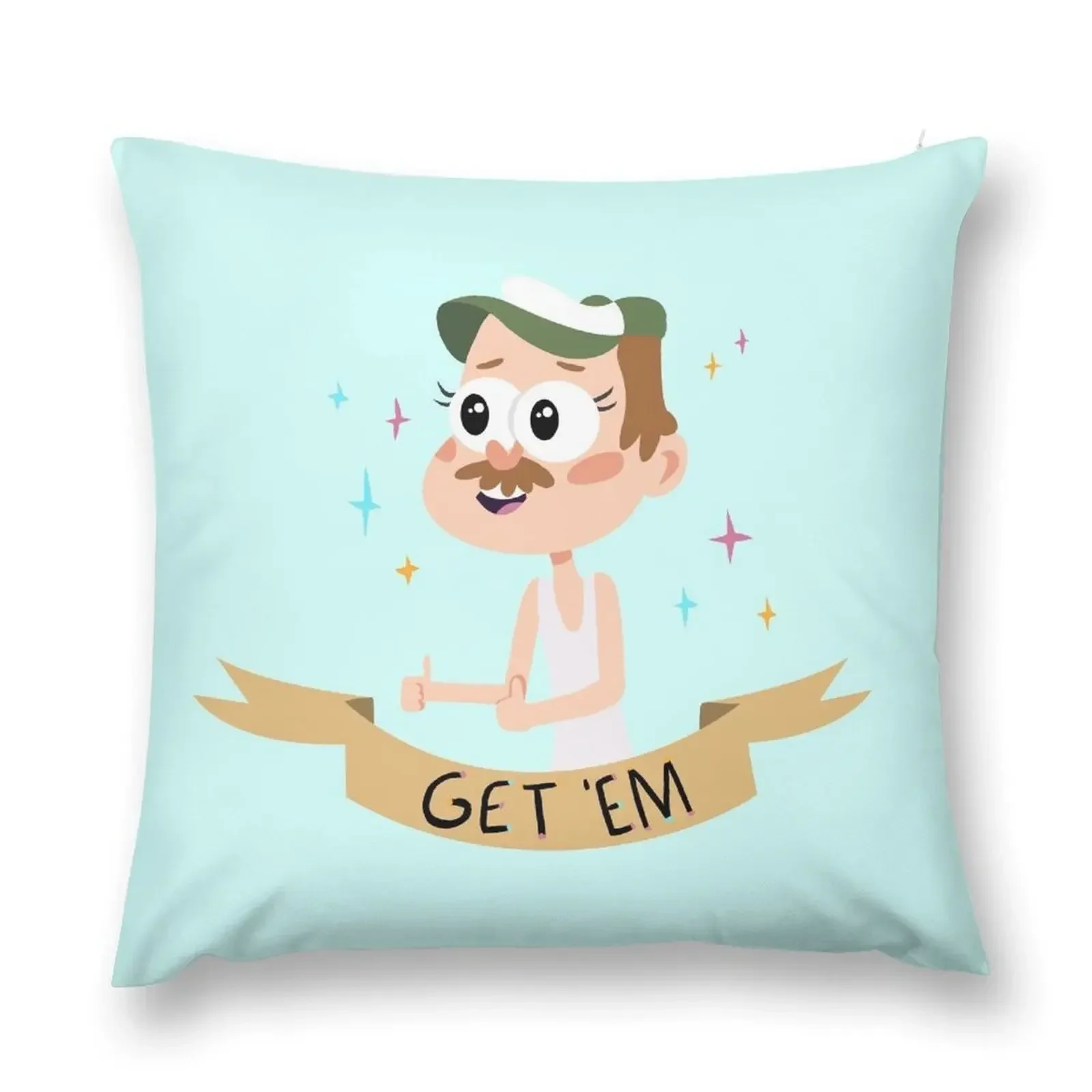 

Get Em Throw Pillow Cushion Cover Set Pillowcase Elastic Cover For Sofa pillow