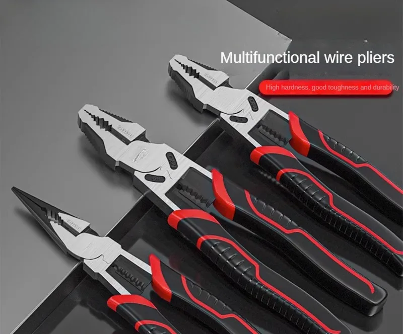 Multifunction Pliers Set Needle Diagonal Pliers Stripper Wire Cutters Wire  Nose Electrician Repair Tools