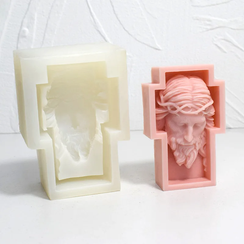 3D Relief Porträt Kerze Silikon Form DIY Europäischen Porträt Handwerk Gips Harz Zement Seife Form Hause Dekoration Hause Geschenke