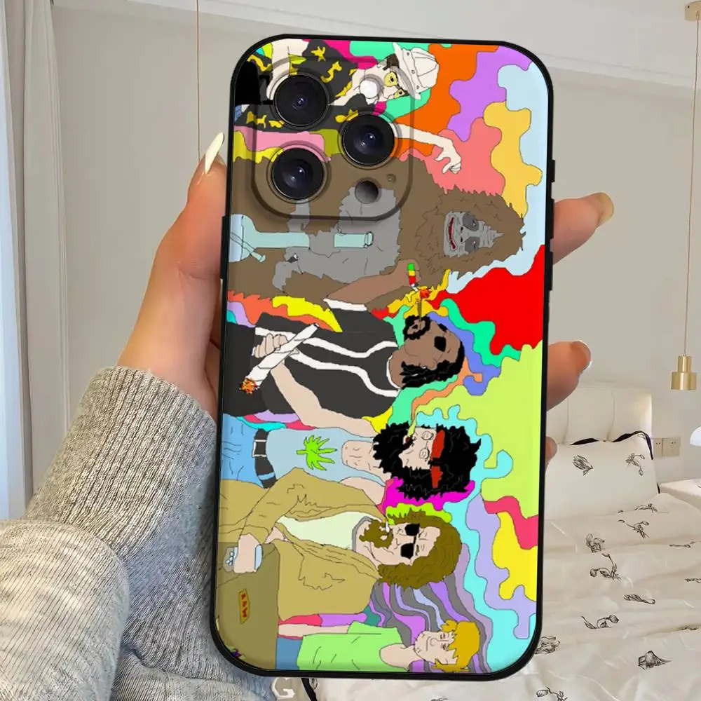 Cartoon The Big Lez Show Phone Case Black Shell For IPhone 17/16/15/13/14 Pro Max/ 11Plus/X/Xr/Xs Max/12mini Compatible Models
