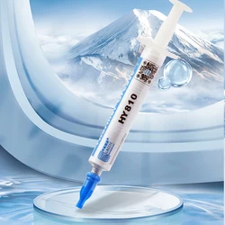 2pcs 2G HY810-OP2G CPU Thermal Grease with Plastic Tool Grey Silicone Compound Thermal Paste Conductive Heatsink Plaster For CPU