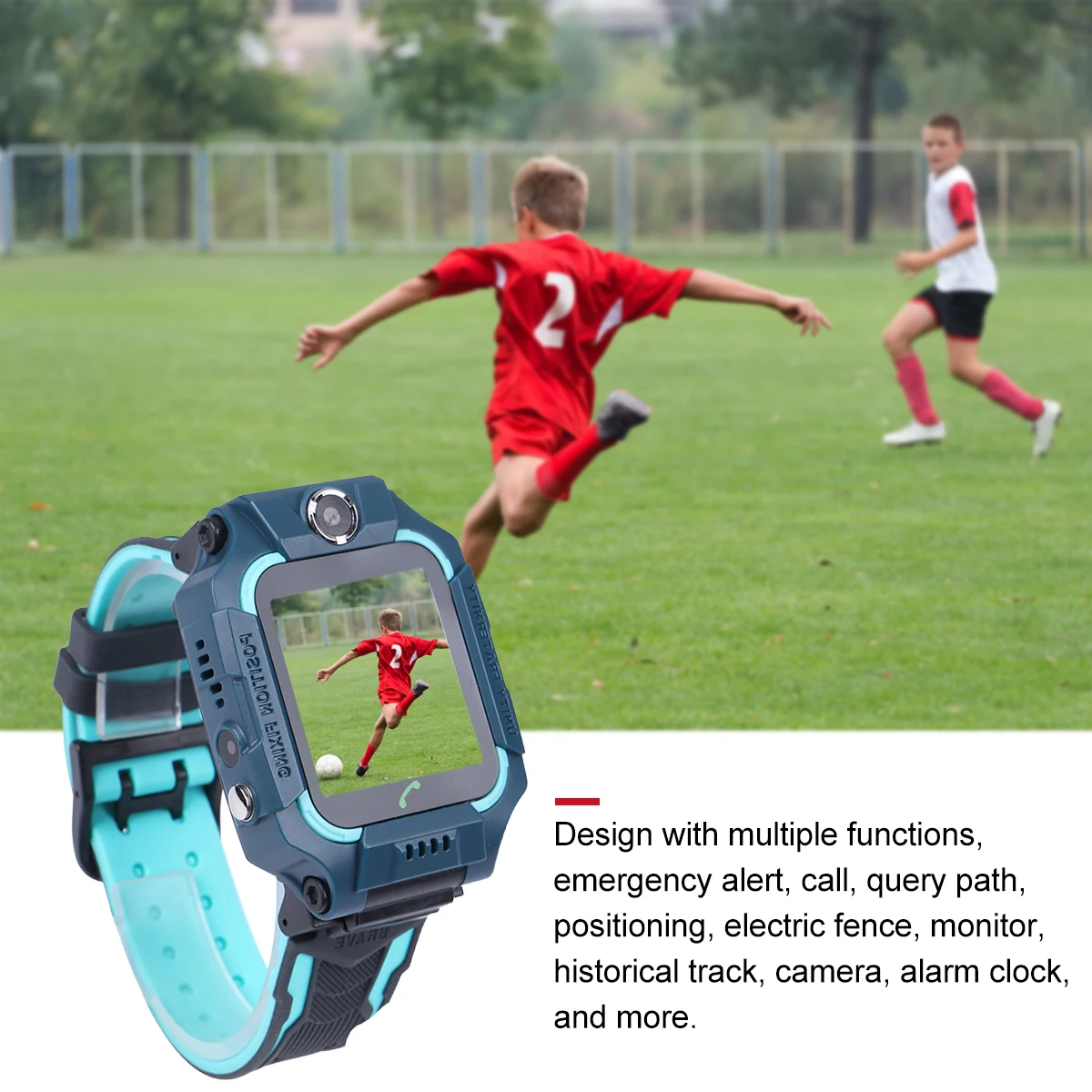 Waterproof Smart Watch Lbs Positioning Sos Emergency Call Electric Fence Multi Function Gift For