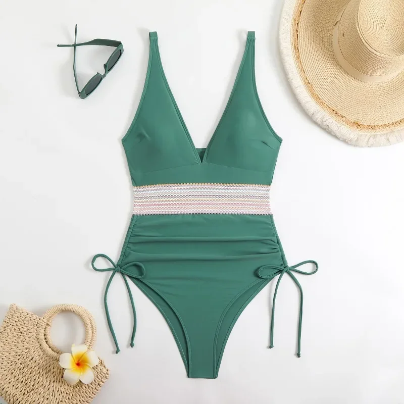 Black White Micro Bikini 2025 Brazilian Biquini Bandeau Padded Thong Swimsuit Women High Cut Bathing Suit Female Solid Monokini