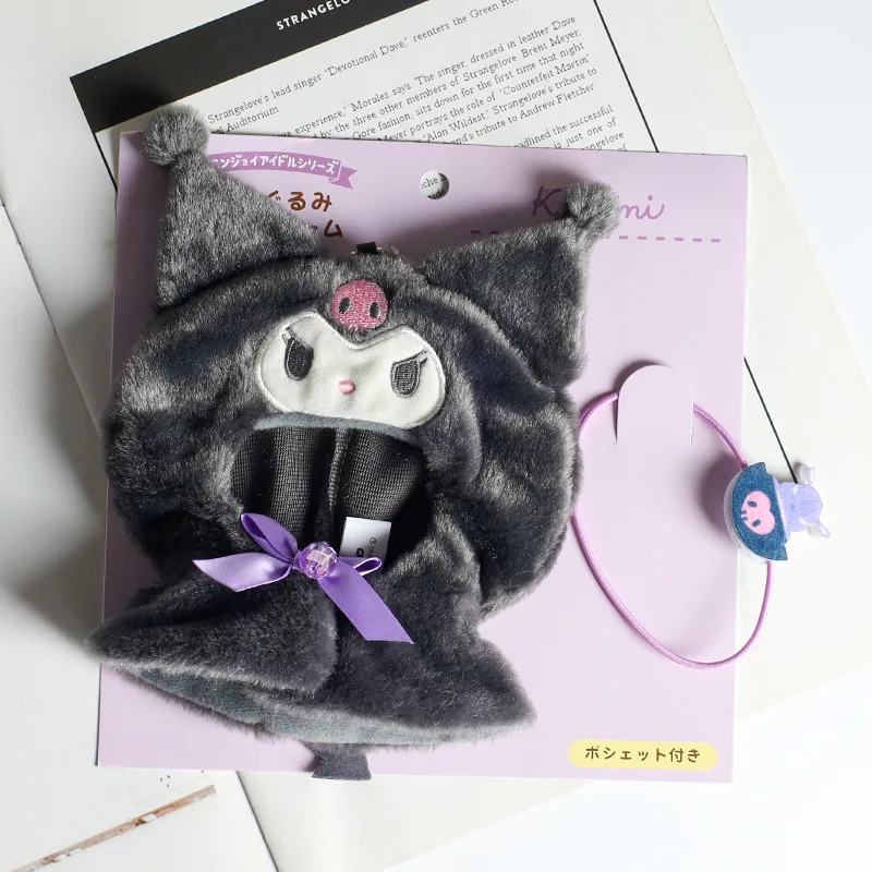 Sanrio Hello Kitty Labubu Cape Rock Anzug sitzende Partykleidung The Monsters Vinyl Outfit Kleidung Hut Accessoire Mädchen Geschenke