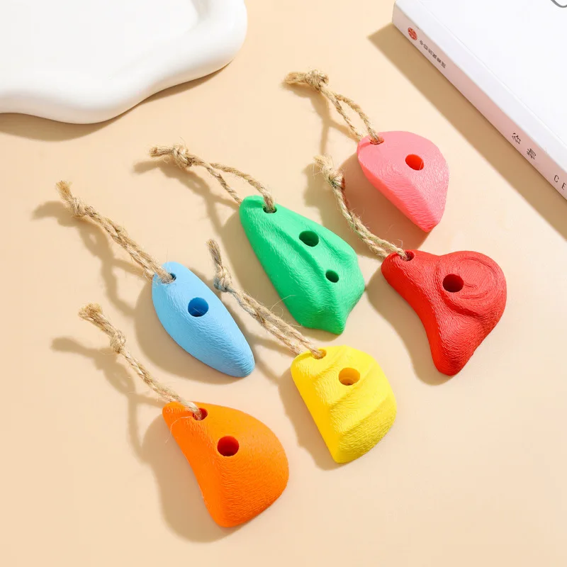 Climbing Hold Keychain Colorful Jute Rope Backpack Pendant Creative Sports Mini Gift For Climbing Enthusiasts Key Accessory